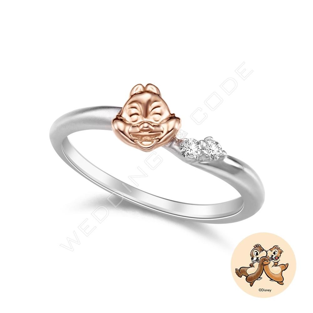 ｜WEDDING CODE｜★奇奇蒂蒂 0.04 克拉 女戒 3588雙色
